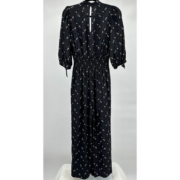 Rebecca Taylor Silk Alicia Smocked Jumpsuit 4 ($525) - Picture 3 of 8